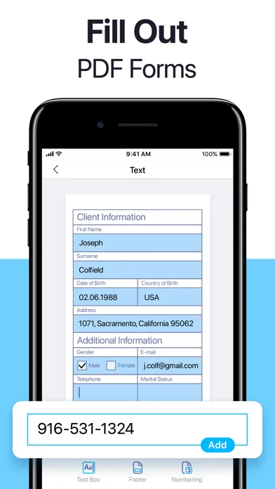 Forma – PDF Document Editor स्क्रीनशॉट