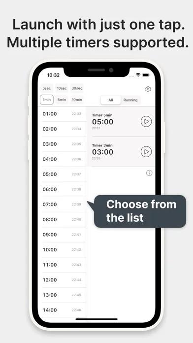 One Timer - One Tap Timer Ekran Görüntüleri