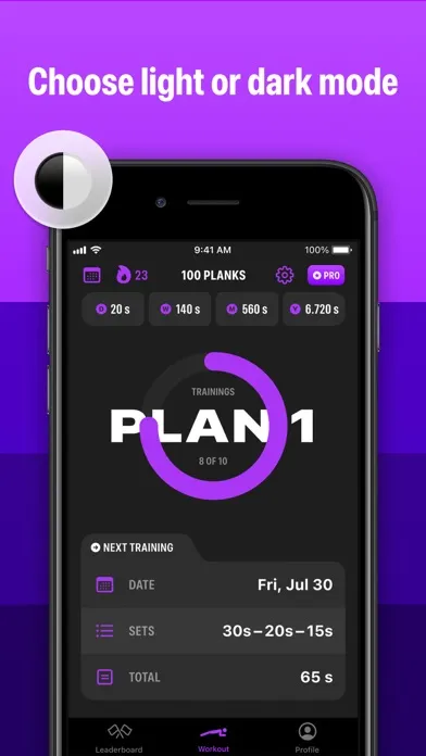 Plank Workout & Fitness App Screenshots