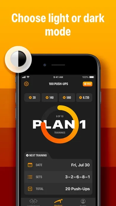 Capturas de tela do Push Ups Counter and Tracker