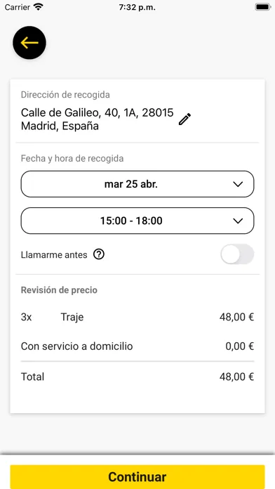 Screenshot di Tu tintorería tradicional