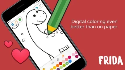 ภาพหน้าจอของ Frida - Coloring Book Games