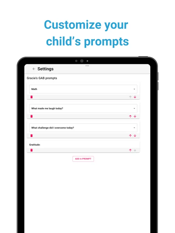 GAB-on!: Family Conversations iPad  Screenshots
