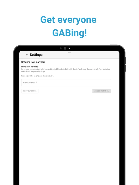 GAB-on!: Family Conversations iPad  Screenshots