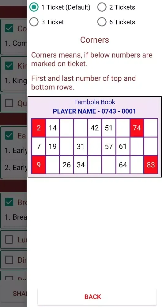 Zrzuty ekranu Tambola Game Hosting Paperless