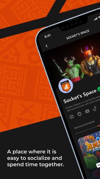 Gamic: Spaces, Chat & Connect スクリーンショット