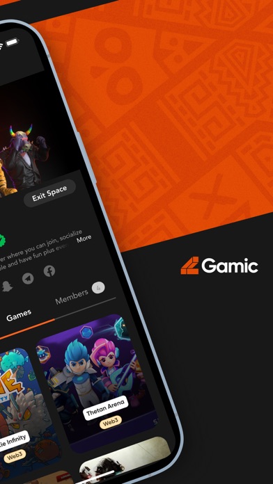 Gamic: Spaces, Chat & Connect スクリーンショット