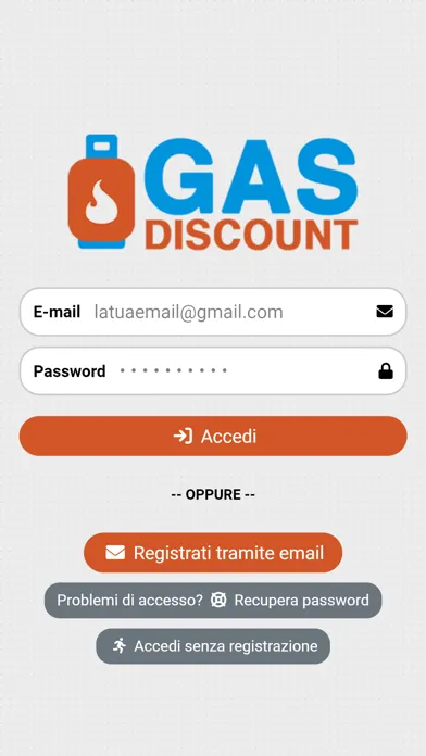 ภาพหน้าจอของ Gas Discount App