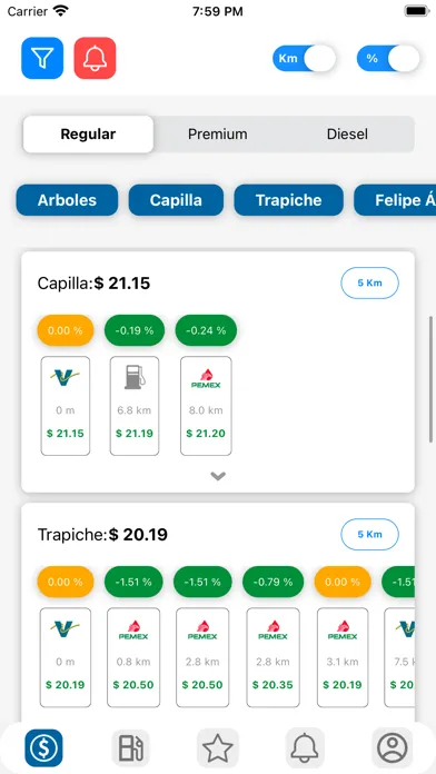 Tangkapan skrin Valero Distribuidores
