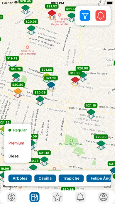 Tangkapan skrin Valero Distribuidores