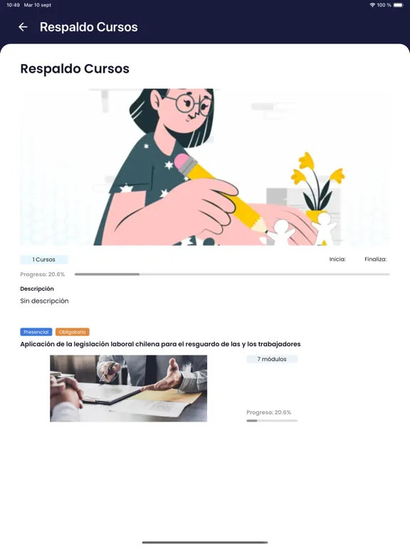 Capturas de pantalla de Geacapacita iPad 