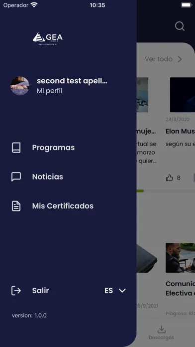 Capturas de pantalla de Geacapacita