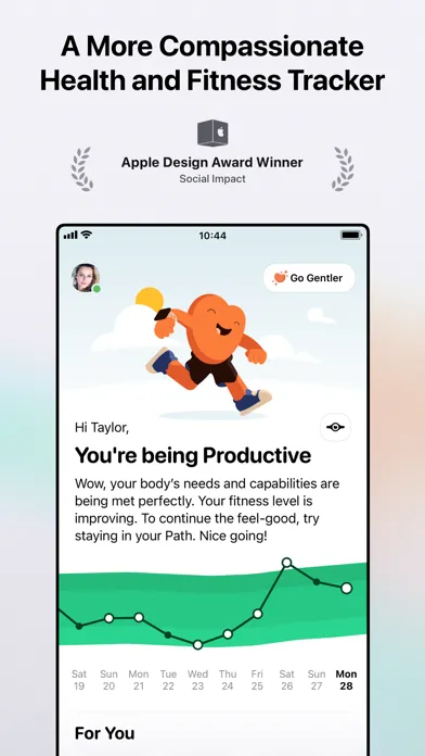 Gentler Streak: Wellness Hub Screenshots
