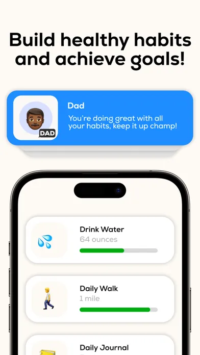 Captures d'écran de Dad: AI Coach & Companion
