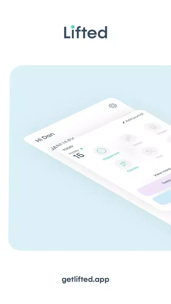 Screenshot di Lifted - Mental Health Tracker