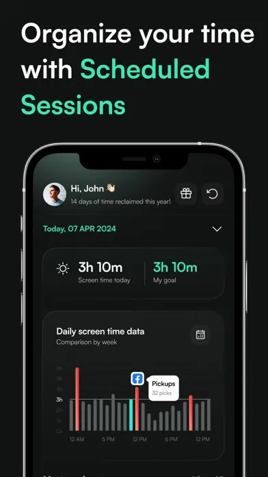 Reclaim: Screen Time Control স্ক্রিনশট
