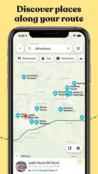 Screenshot di Roadie: Road Trip Planner & RV