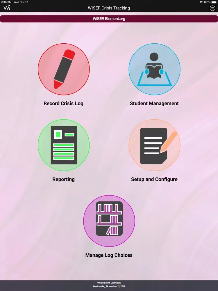WISER Crisis Tracking iPad 应用截图