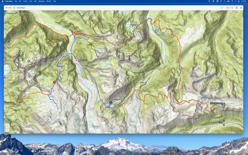 Tangkapan skrin Topo Maps+
