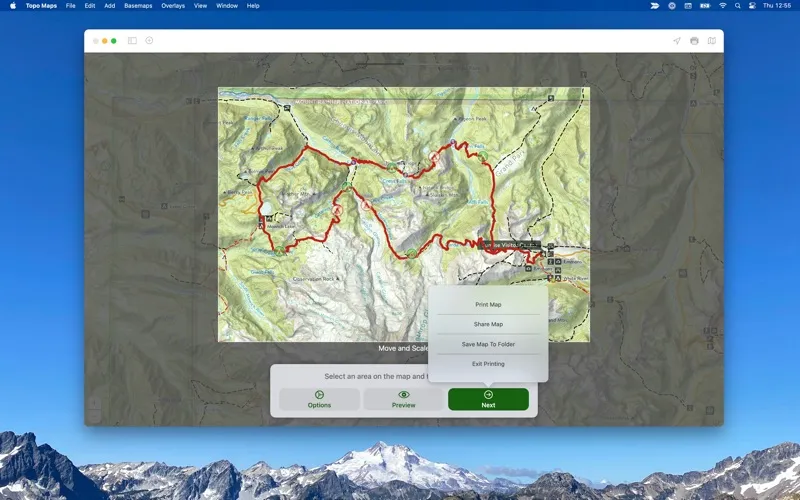 Tangkapan skrin Topo Maps+