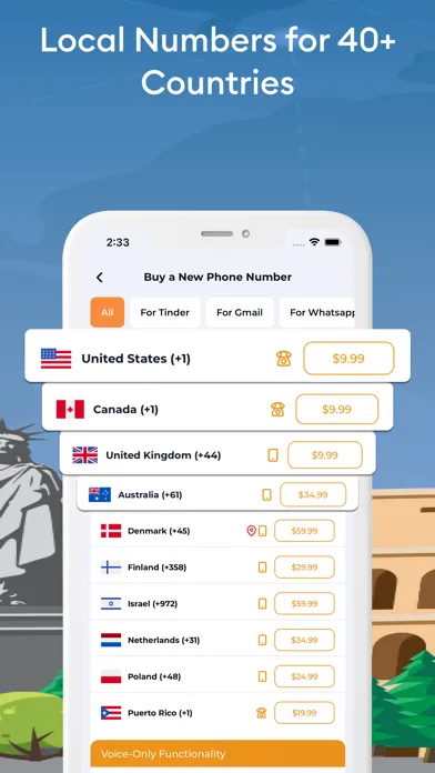 Globee: eSIM & Real 2nd Line স্ক্রিনশট