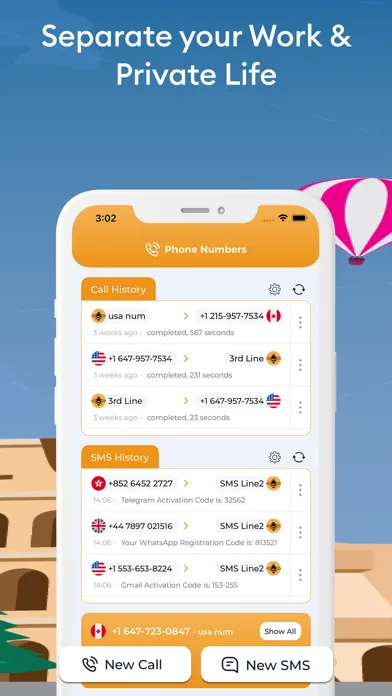 Globee: eSIM & Real 2nd Line স্ক্রিনশট