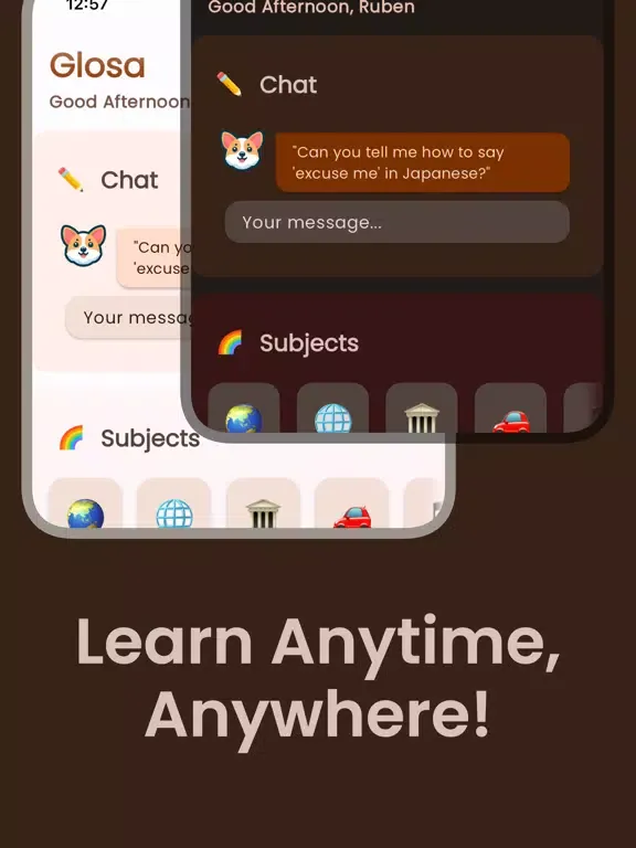 Capturas de tela do Glosa: Learn Languages Fast iPad 