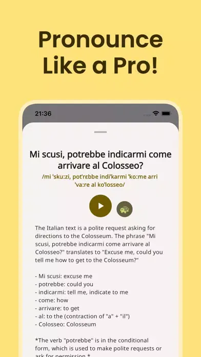 Capturas de tela do Glosa: Learn Languages Fast