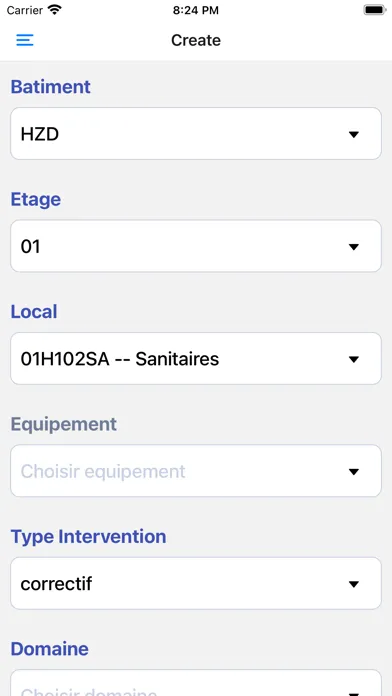Capturas de pantalla de GMAO-APP