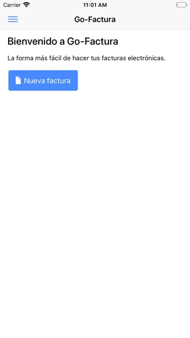 Ảnh chụp màn hình của GO Factura