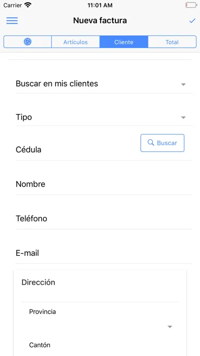 Ảnh chụp màn hình của GO Factura
