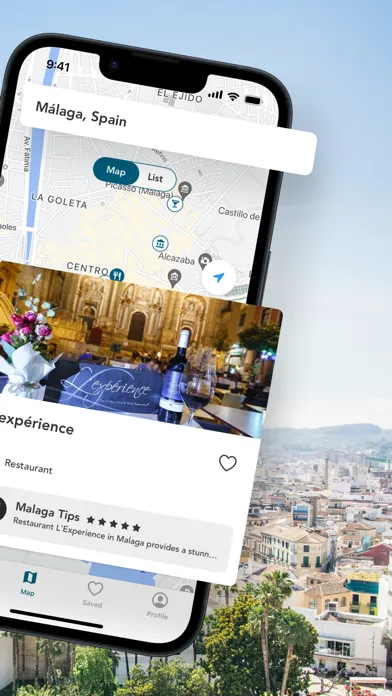 Capturas de tela do Malaga Tips