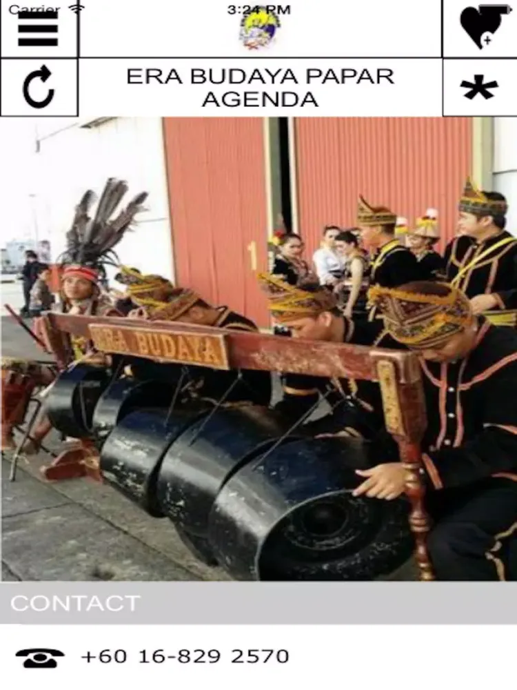 ERA BUDAYA PAPAR AGENDA iPad  Screenshots