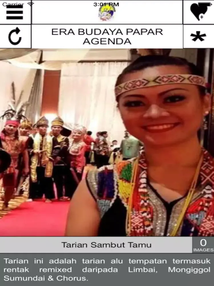 ERA BUDAYA PAPAR AGENDA iPad  Screenshots