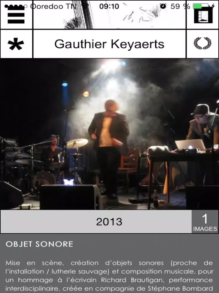 Capturas de tela do Gauthier Keyaerts iPad 