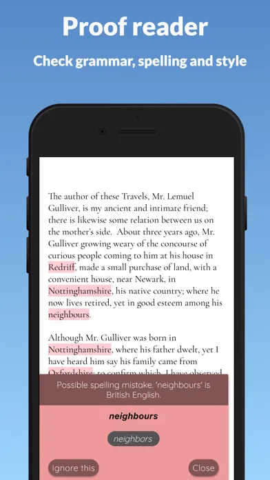 Скриншоты Narrative: Novel Writing App