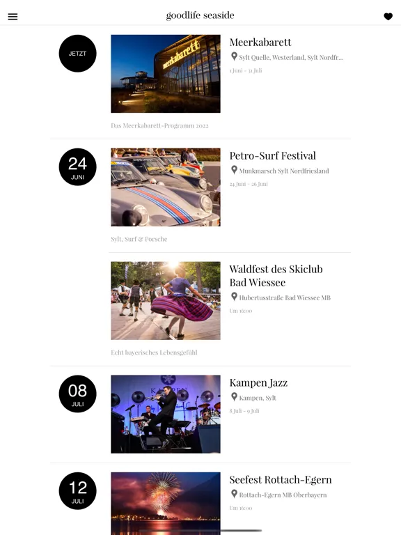 goodlife seaside iPad  Screenshots