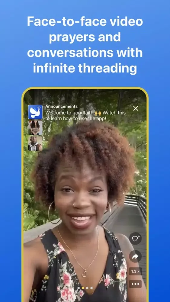 Captures d'écran de goodfaith: video conversations