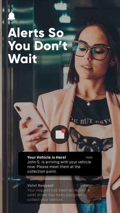 Capturas de tela do Parq - Digital Valet Ticket