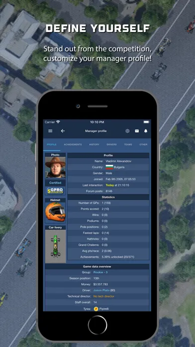 GPRO - Classic racing manager Screenshots