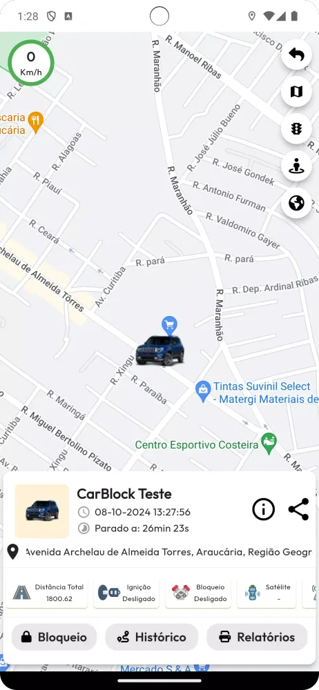 GPS Carro Localizado Screenshots