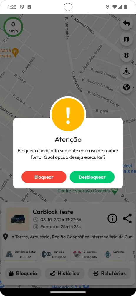 GPS Carro Localizado Screenshots