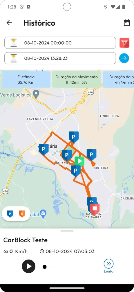 GPS Carro Localizado Screenshots