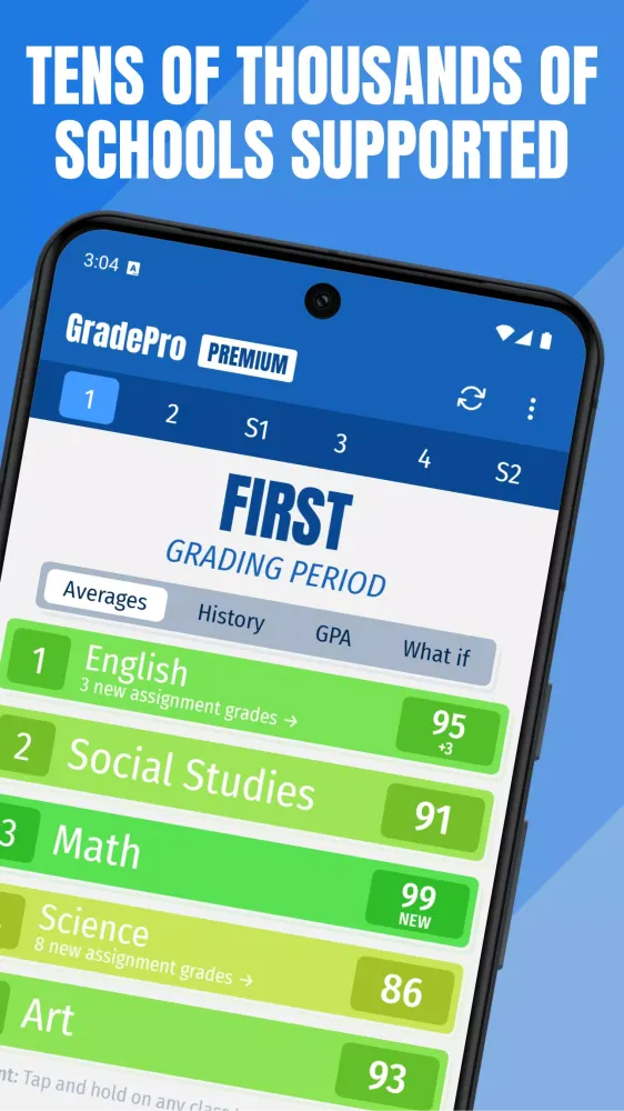GradePro Screenshots