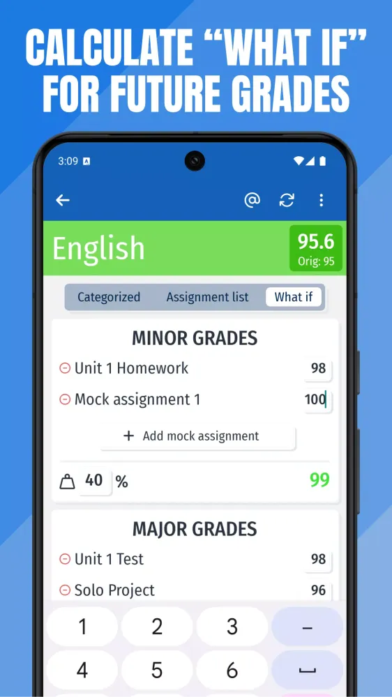 GradePro Screenshots