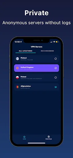 GreyWeb VPN Screenshots