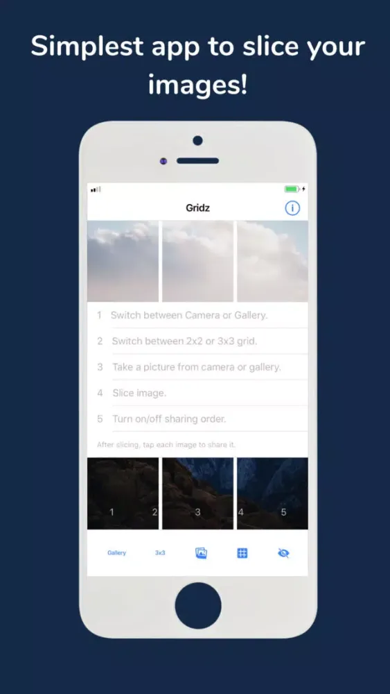 ภาพหน้าจอของ Gridz Photos