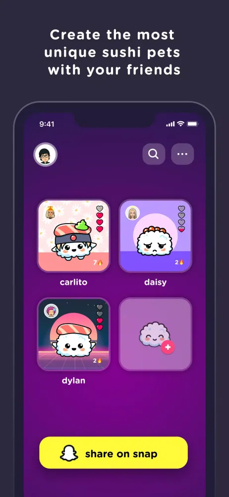 Screenshot di SUSH