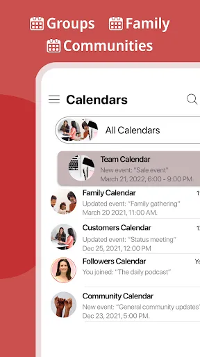 Zrzuty ekranu GroupCal - Shared Calendar