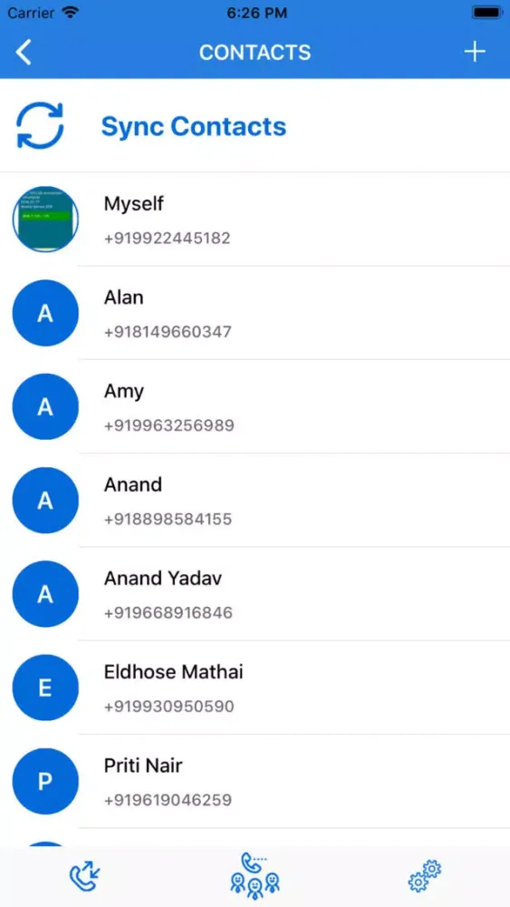 تصاویر Group Dialer App